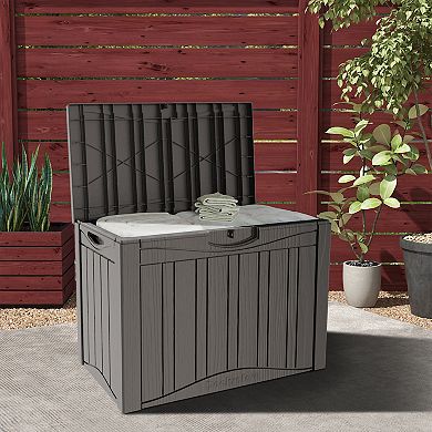 45 Gal. Resin Outdoor Patio Storage Deck Box
