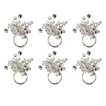 DII Multi Bead Napkin Set, 6 pc