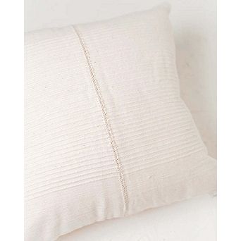 Riviera Hand-Stitch Throw Pillow Cover