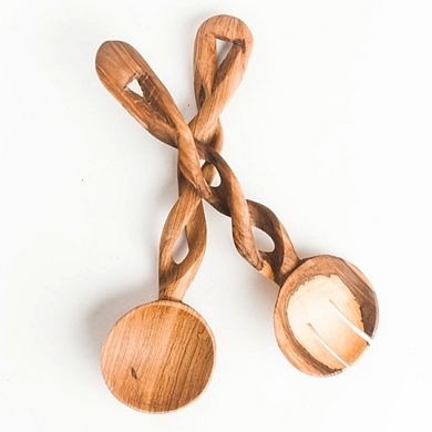 Spiral Salad Servers