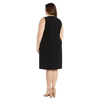 Plus Size R&M Richards 2-Pc. Embroidered Jacket & Dress Set