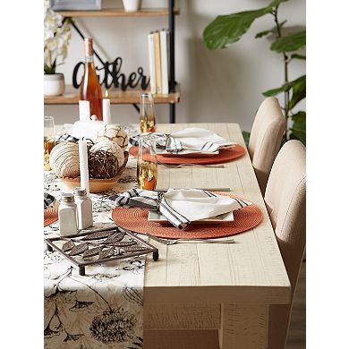 DII Solid Woven Placemat Set/6