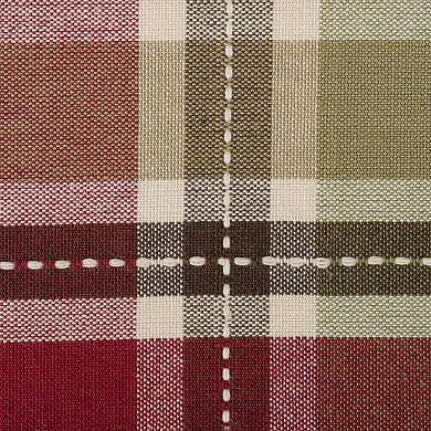 DII Homestead Plaid Table Runner