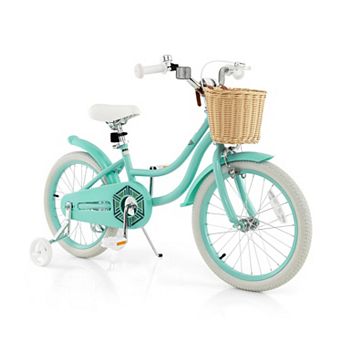 18-Inch Kids Bike with Adjustable Handlebar and Seat for 4-8 Years Old