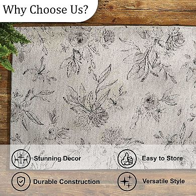 Split P Midnight Floral Indoor Rug 2' x 3'