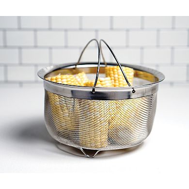 RSVP International Endurance® Mesh Basket - Folding Handles - 3 Qt.