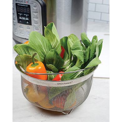 RSVP International Endurance® Mesh Basket - Folding Handles - 3 Qt.