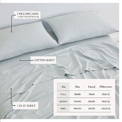 Madelinen® TENCEL™ Lyocell & Linen Blend Soft Sheet Set