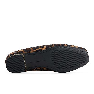 Andrea Women's Animal Print Ballet Flats 90671