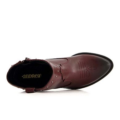 Andrea Women's Western Style Fashion Booties 90796