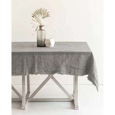 Stone Washed Linen Tablecloth