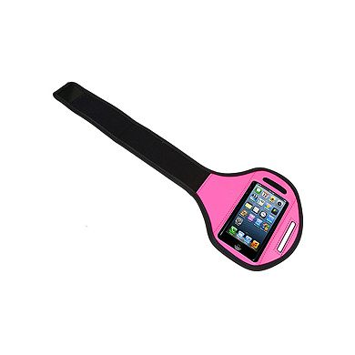 Adjustable Sweat-Resistant Phone Armband Holder for iPhone 5 & 4in Cellphones Running Gym
