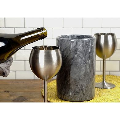 RSVP International Grey Marble Wine Cooler