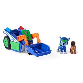 PAW Patrol Rocky Rescue Recycler Pull-Back Action Vehicle & Figures Toy Set