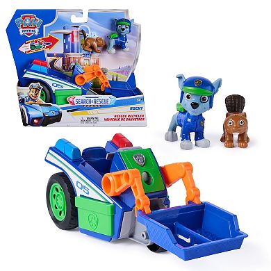 PAW Patrol Rocky Rescue Recycler Pull-Back Action Vehicle & Figures Toy Set