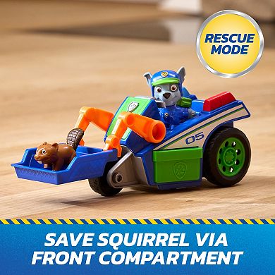 PAW Patrol Rocky Rescue Recycler Pull-Back Action Vehicle & Figures Toy Set