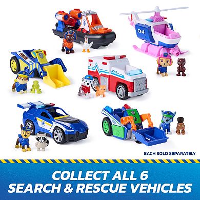 PAW Patrol Rocky Rescue Recycler Pull-Back Action Vehicle & Figures Toy Set