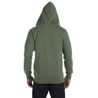 Econscious Heathered Full-Zip Hooded Sweatshirt