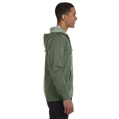 Econscious Heathered Full-Zip Hooded Sweatshirt
