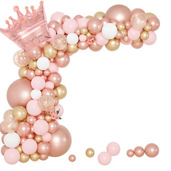 Rose Gold Balloon Arch Kit, Pink & Rose Gold for 149 pc Birthday, Wedding & Party Decorations