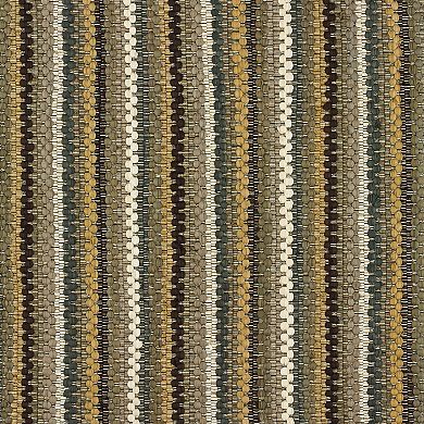 Park Designs Gray Mineral Stripe Rag Rug 2' x 3'