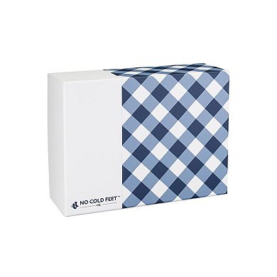 No Cold Feet Men’s Dress Socks, Combed Cotton Socks 4-Pack Gift Box