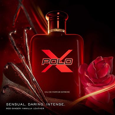 Polo Red Extreme Eau de Parfum with Leather Travel Spray