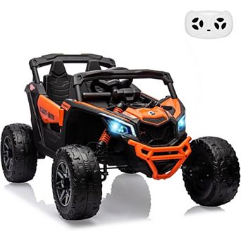 Can-Am 12V Kids Ride-On Car w/ Remote, All-Terrain Tires & LED Lights