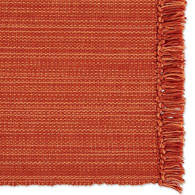 DII Spice Variegated Fringe Placemat Set/6