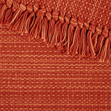 DII Spice Variegated Fringe Placemat Set/6