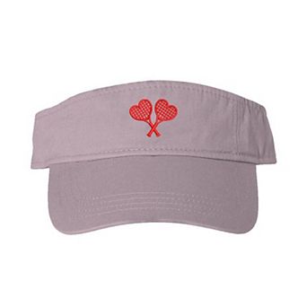 Love All Tennis Crossed Heart Women's Visor