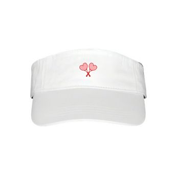 Love All Tennis Crossed Heart Women's Visor