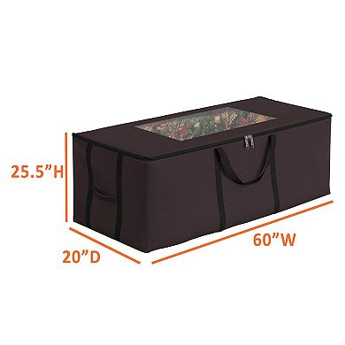Covers&All Christmas Tree Storage Bag, Made of Waterproof, UV-Resistant Polyester Fabric