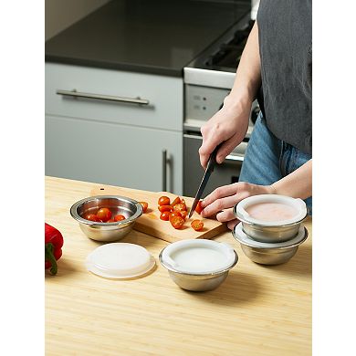 RSVP International Endurance® Prep Bowls With Lids 4 Piece