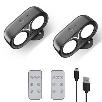 2 pc Dual Cylinder LED Wall Lights