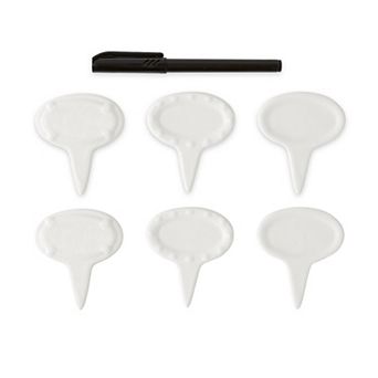 RSVP International Oval Cheese Marker Set/6