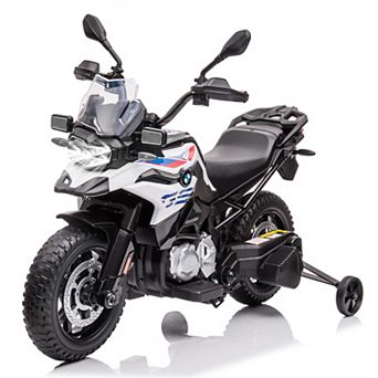 12V BMW Kids Motorcycle Ride-On Toy, Licensed with Dual Motor,Spring Suspension,High/Low Speed,Music