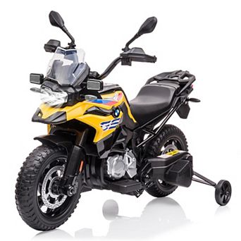 12V BMW Kids Motorcycle Ride-On Toy, Licensed with Dual Motor,Spring Suspension,High/Low Speed,Music