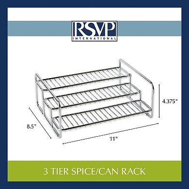 RSVP International 3 Tier Spice/Can Rack