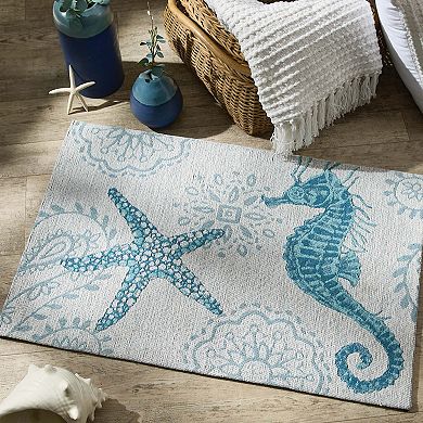 Split P Under The Waves Woven Indoor Rug 2' x 3'