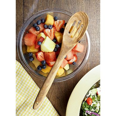 RSVP International Olive Wood Slotted Spoon