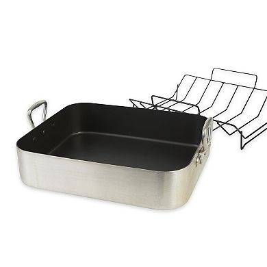 RSVP International Zeus Roasting Pan with Insert