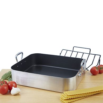 RSVP International Zeus Roasting Pan with Insert
