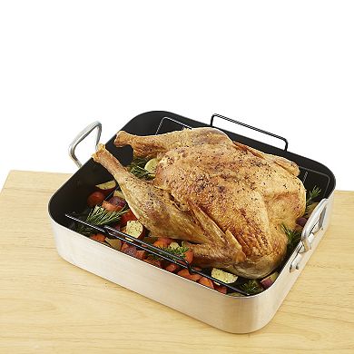 RSVP International Zeus Roasting Pan with Insert