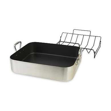 RSVP International Zeus Roasting Pan with Insert