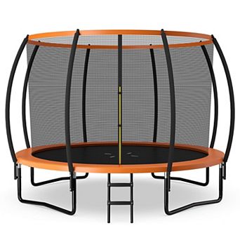 12 Foot ASTM Approved Recreational Trampoline with Ladder