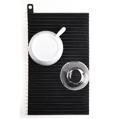 RSVP International Sink Mat/Hot pad - Black