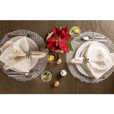 DII Metallic Woven 15" Round Placemat