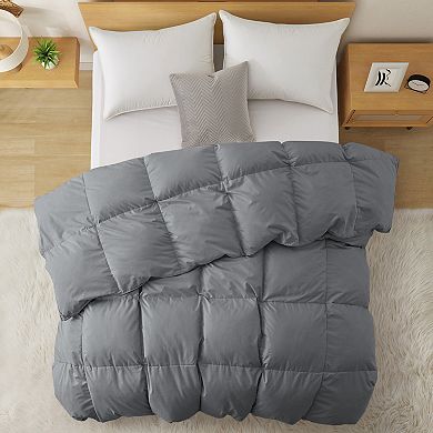 Peace Nest Natural Feather Down Fiber Duvet Insert Heavyweight Comforter for Winter