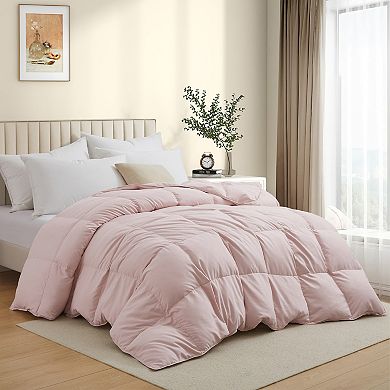 Peace Nest All Season White Goose Feather Down Comforter